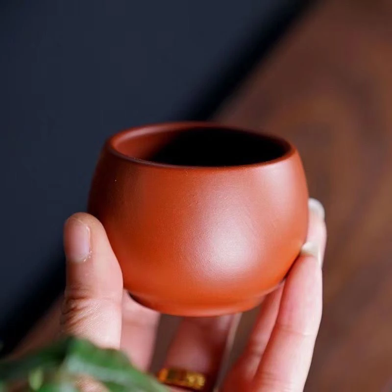 宜兴紫砂壶 原矿紫砂主人杯