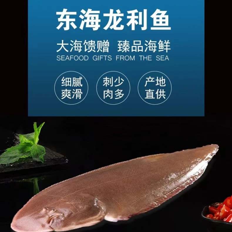 舟山野生龙利鱼玉秃细鳞10月份新冻.3条/包400克,3包起卖舟山顺丰