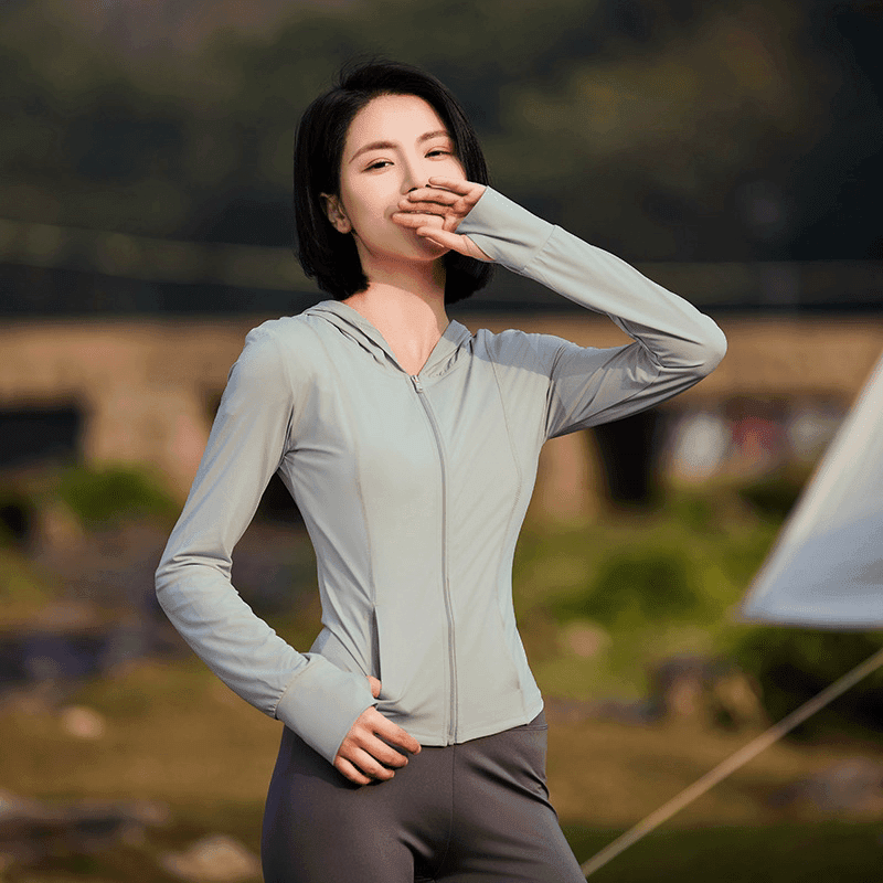 蕉下森林夏季修身防晒衣薄防紫外线外套透气新款冰丝防晒服短款c
