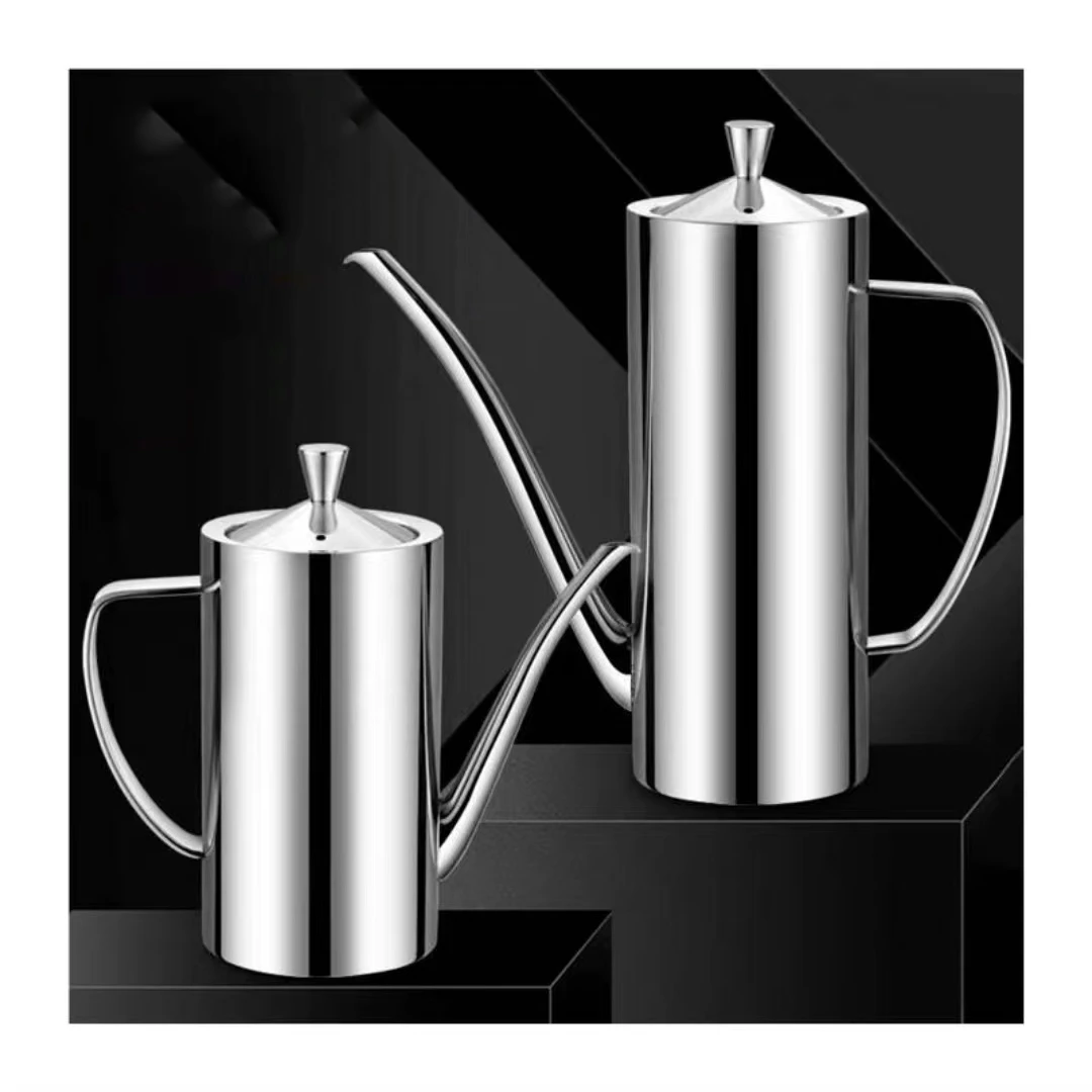 18/10不锈钢油壶家用厨房油罐壸装酱油瓶欧式防漏调料瓶大容量