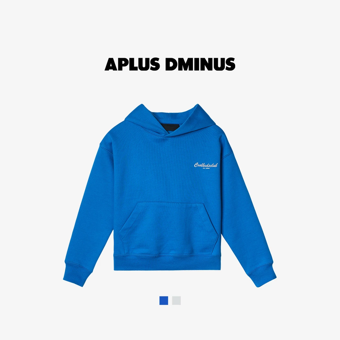 APLUS DMINUS原创潮牌卫衣COOL KIDS CLUB运动连帽衫男女中大童