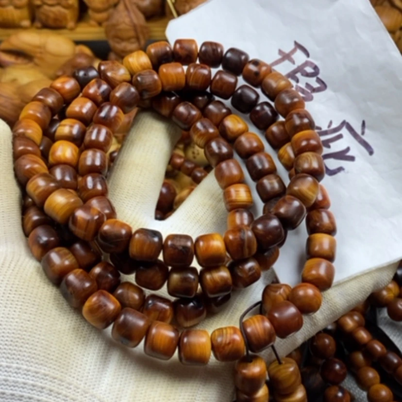 【闪购商品】柏木（崖柏）手串/手链瑕疵1.0黑金碳化