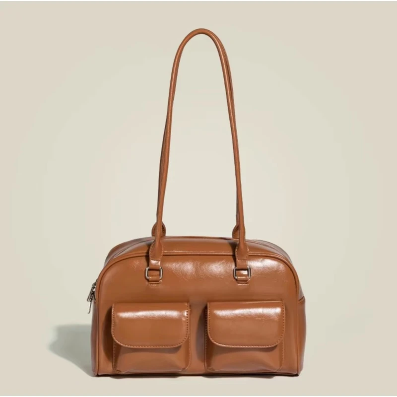 原创高定“保龄球”真皮包-A032