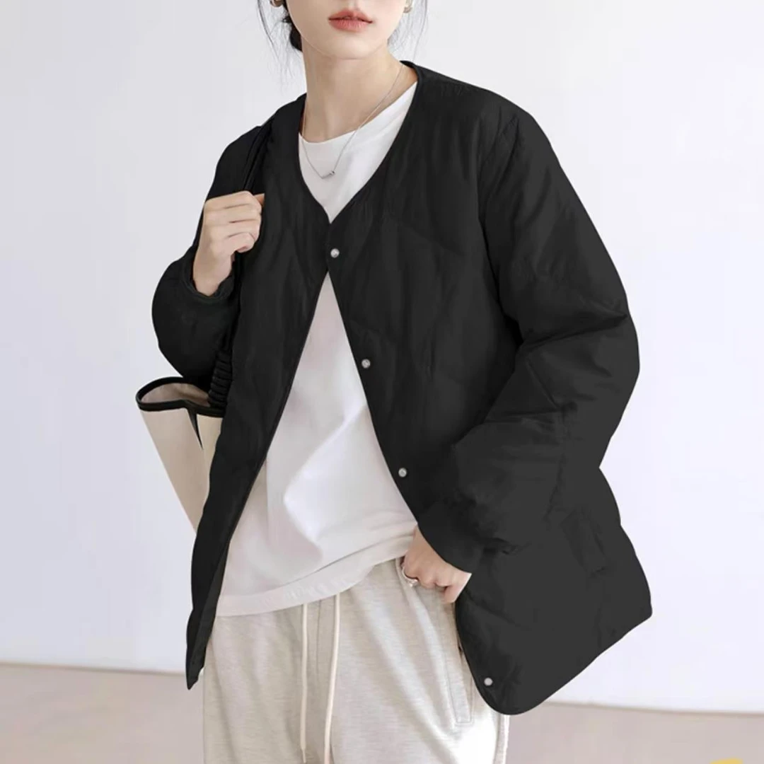 【羽绒服】索尼尔保羅冬季保暖加绒加厚款宽松外套女装3846[IWE]