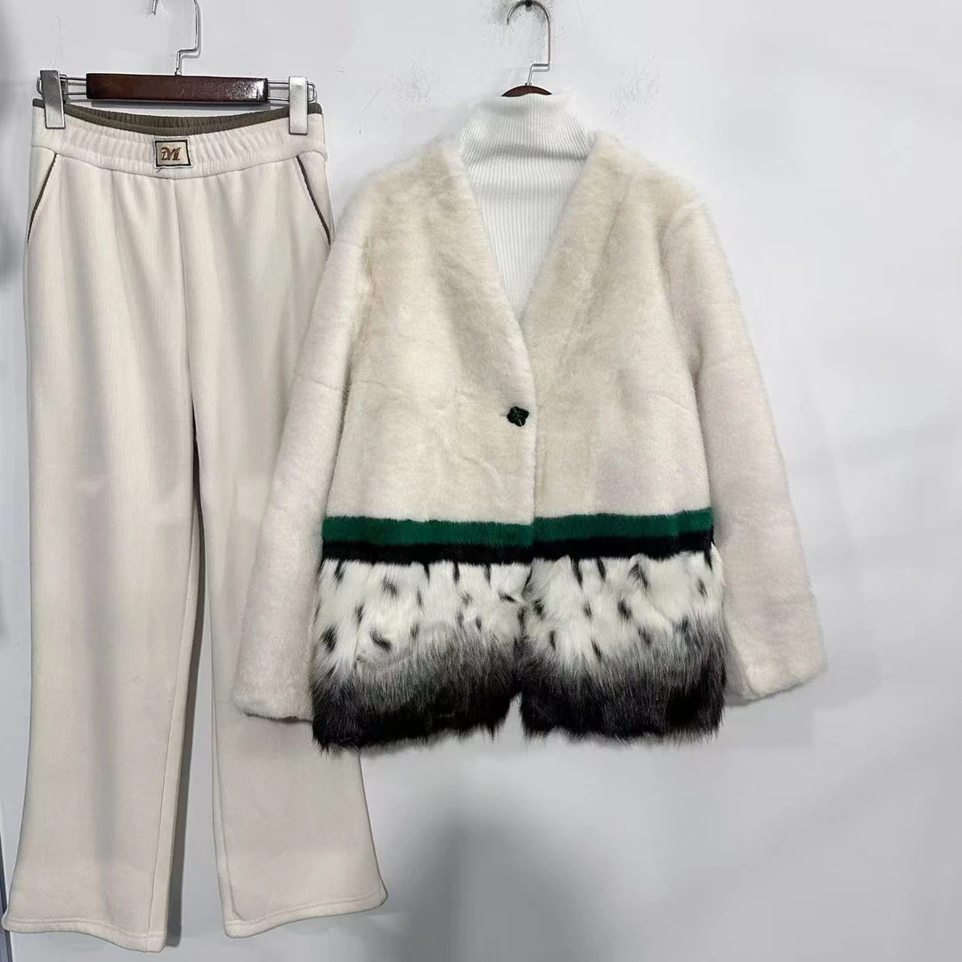 【套装】秋冬季新款长袖百搭套装休闲女装7522[BLK]J