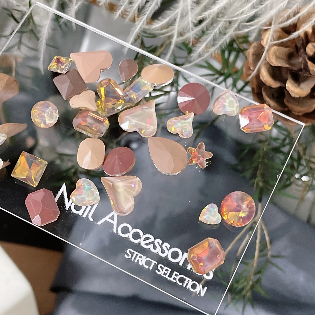 【二狗精选】摩卡尖底异形美拉德幻彩K9网红美甲饰品指甲装饰材