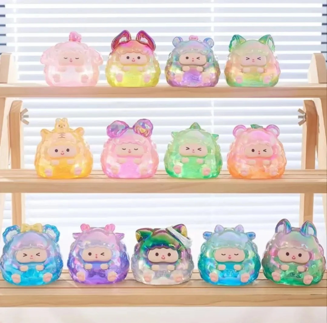 新品代拆  福气多多透明款潮玩盲盒 摆件