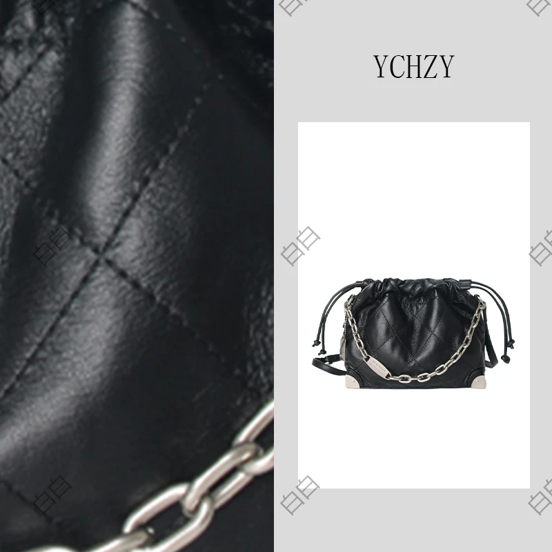 YCHZY· 原创设计   真皮高定单肩包手提包   DG-6288#黑天鹅