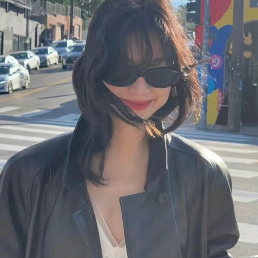 2025韩复古猫眼太阳镜fever同款墨镜遮阳男女度假旅游眼镜可近视