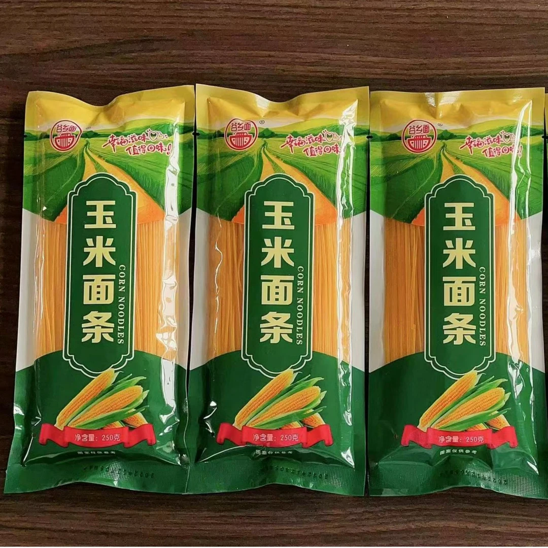 玉米面面条  胶质粮 无防腐剂低脂肪粗粮细作营养劲道清爽好吃