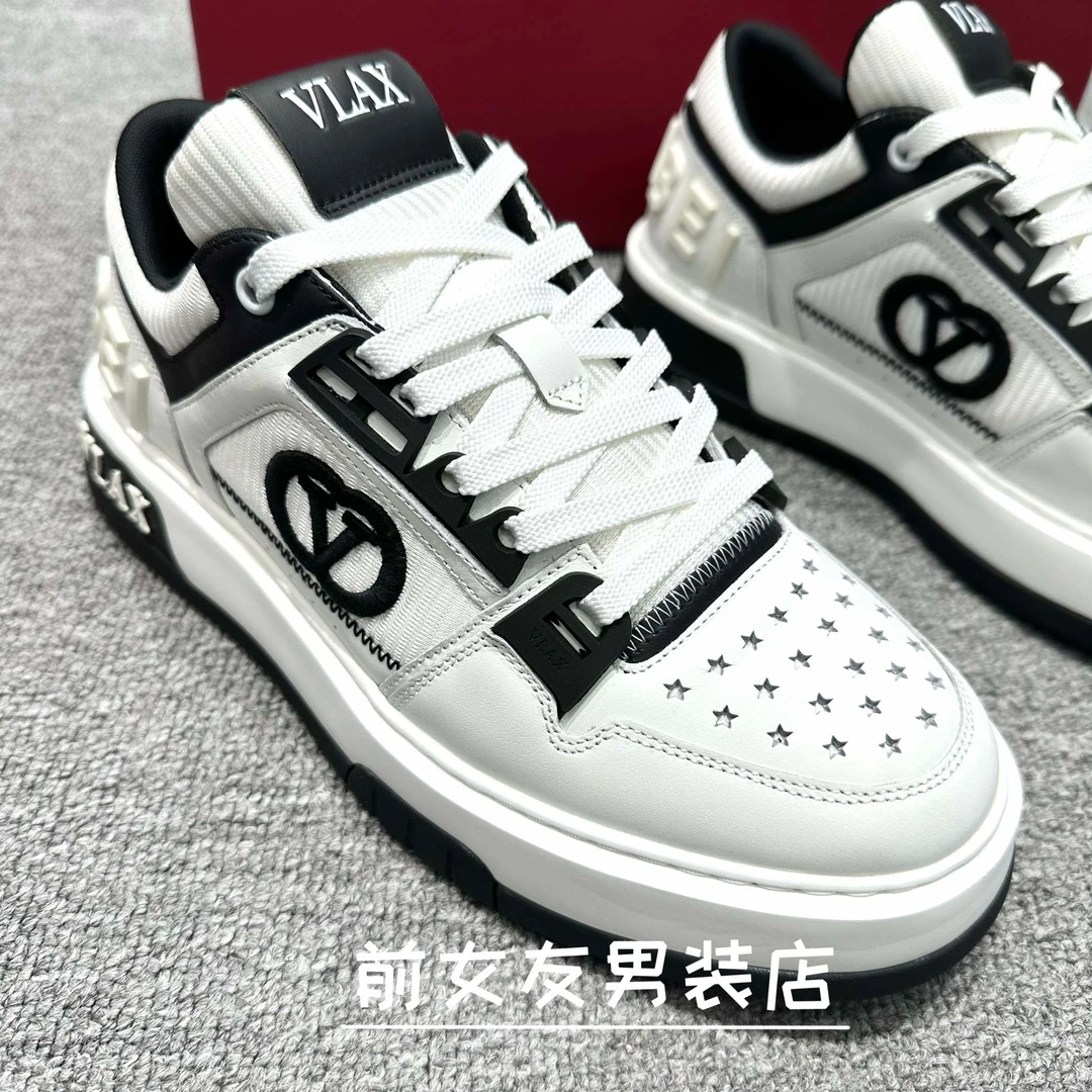 38 42 44【V-LAX高端鞋子】新款真皮男鞋软底软面板鞋潮流VL043062R