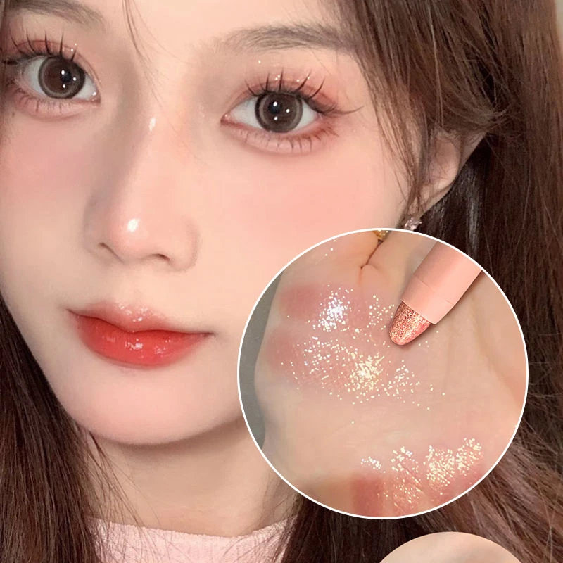 泪光闪闪~碎钻细闪卧蚕笔提亮眼头高光平替二合一亮晶晶眼高颜值i