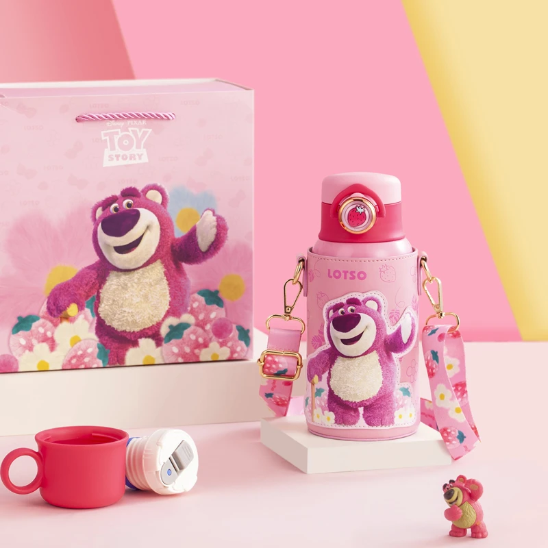 迪士尼儿童学生保温杯水杯吸管食品级316不锈钢6-12岁上学用防漏