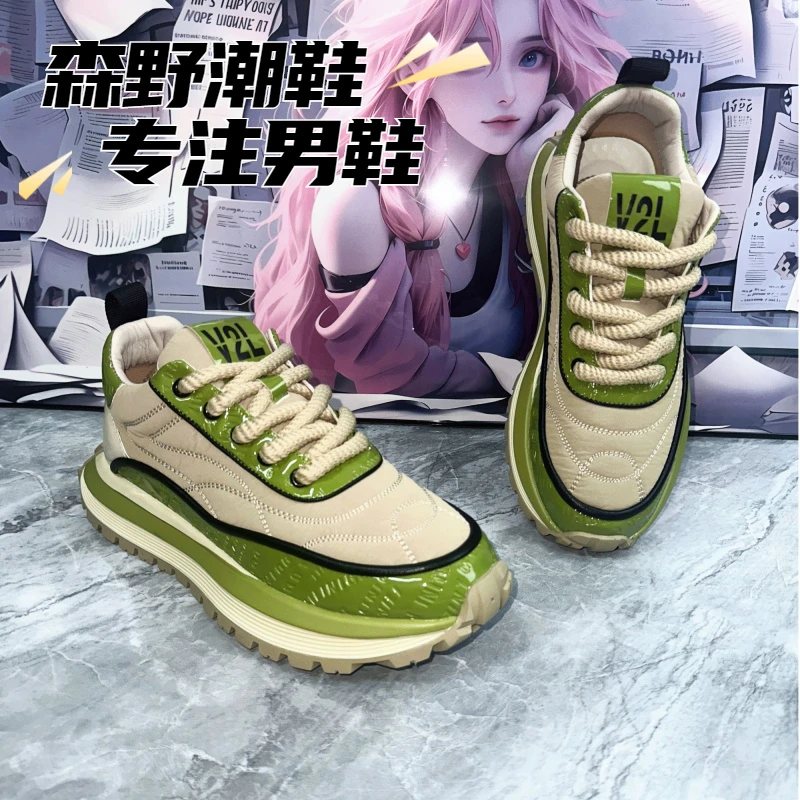 【森野潮鞋】2024单棉同款百搭潮鞋保暖冬季厚底加绒休闲运动男鞋
