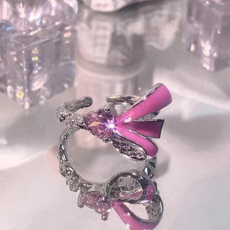 铜合金戒指 时尚戒指小众设计感073