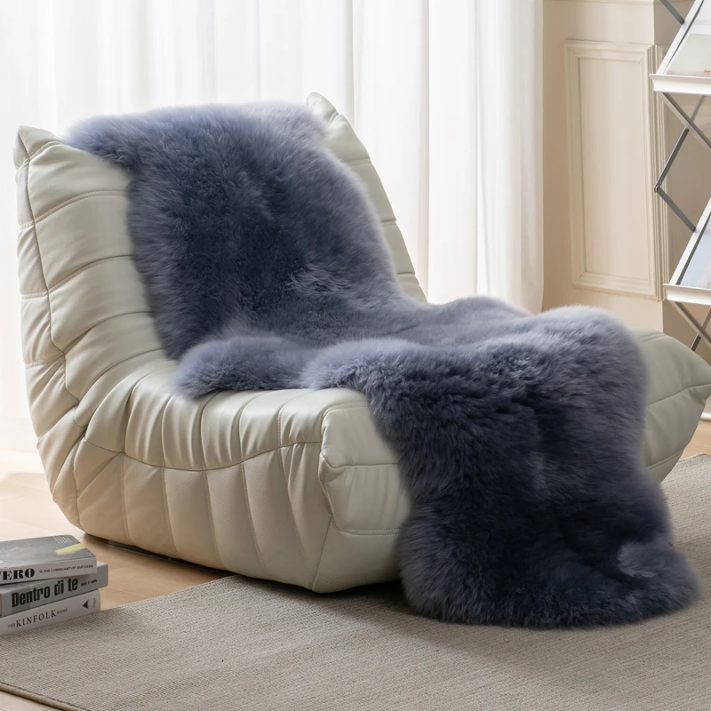 燊飞整张羊皮芝华真皮羊毛沙发垫头等舱沙发垫按摩摇摇椅毛毛垫