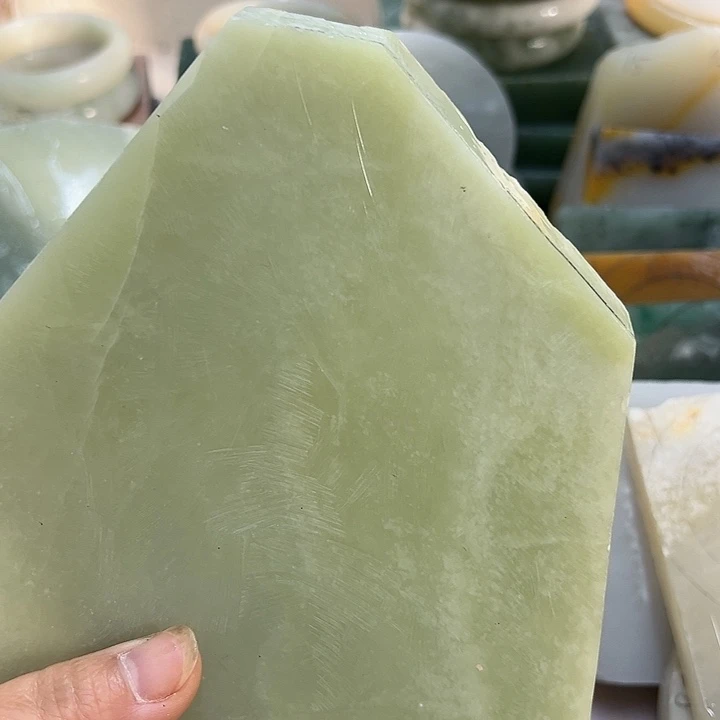 和田玉(糖玉)手镯未镶嵌小*子加工定制