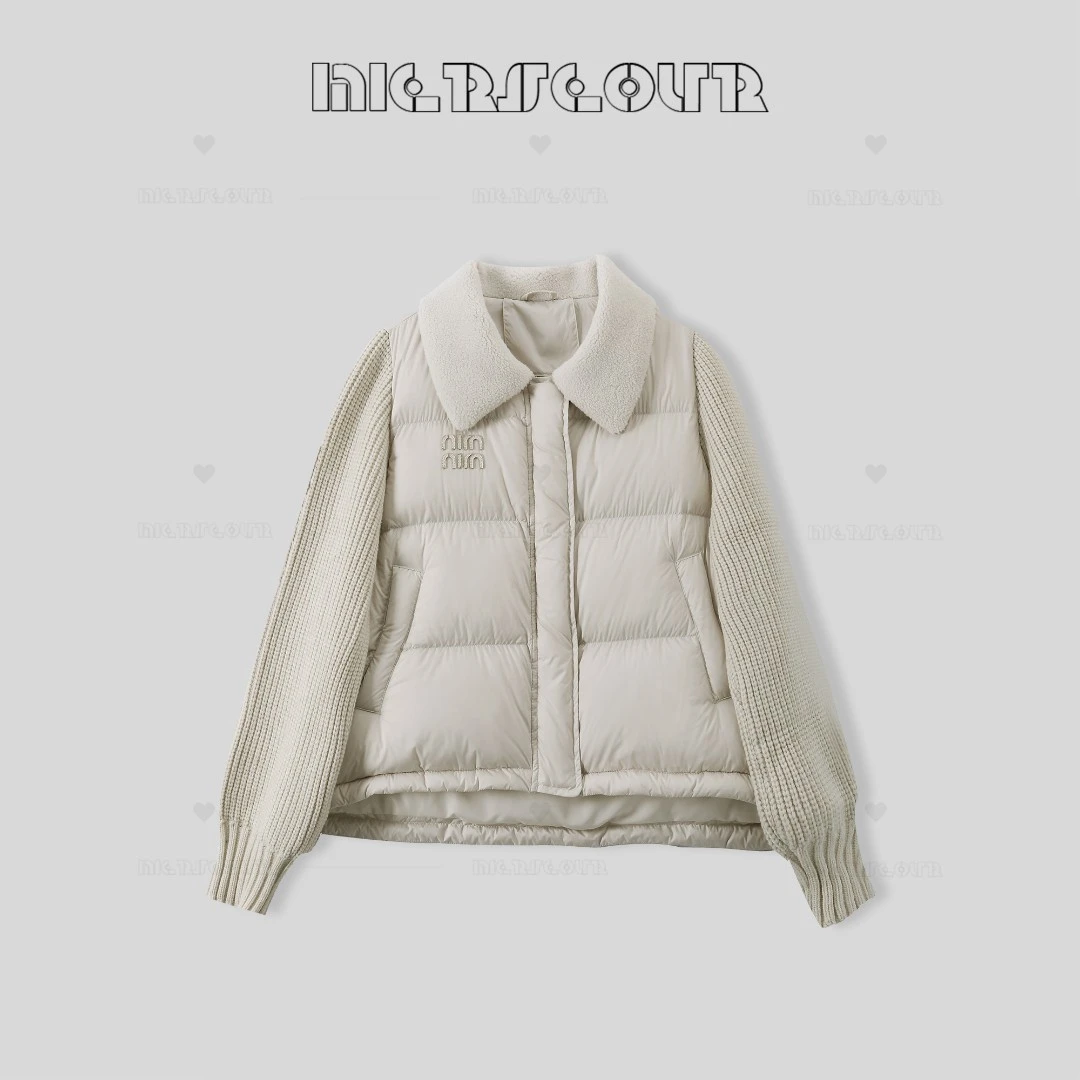 2024秋季新款简约设计翻领羽绒服833