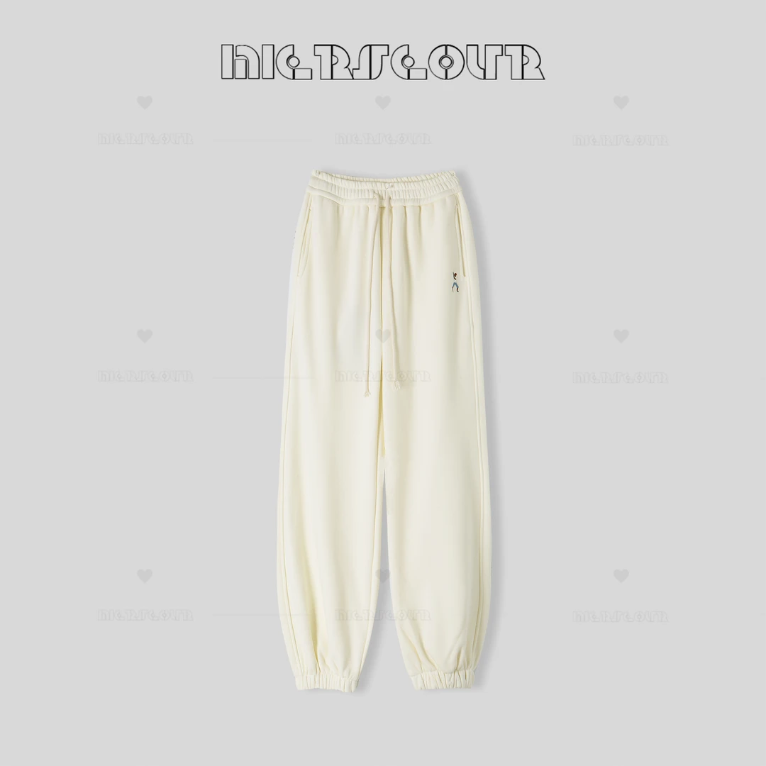 2024秋冬新款时尚运动风休闲卫裤加绒休闲裤6643