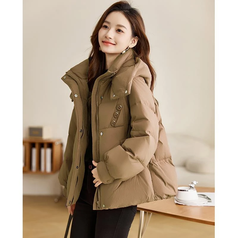 TOUCH MISS轻奢羽绒服女冬新款加厚小个子短款高端时尚洋气外套