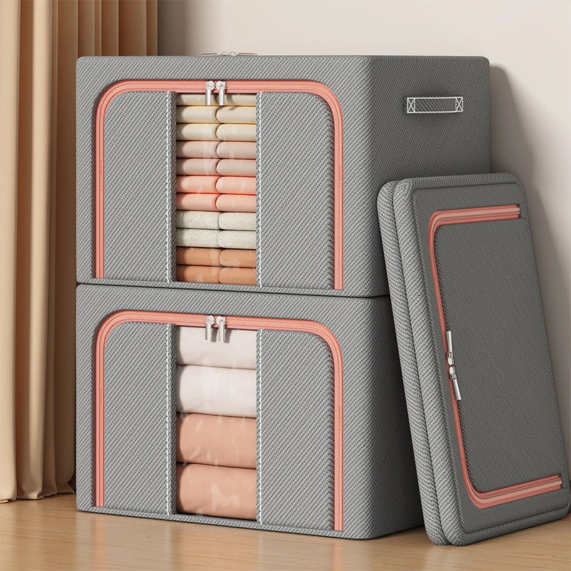 衣服收纳箱家用布艺整理盒衣柜装衣物折叠筐袋牛津布储物箱子神器