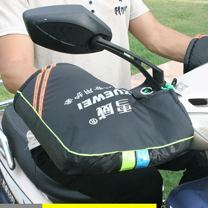 季电动车手套125机车三轮车车把套加厚保暖防寒防风防雨护手