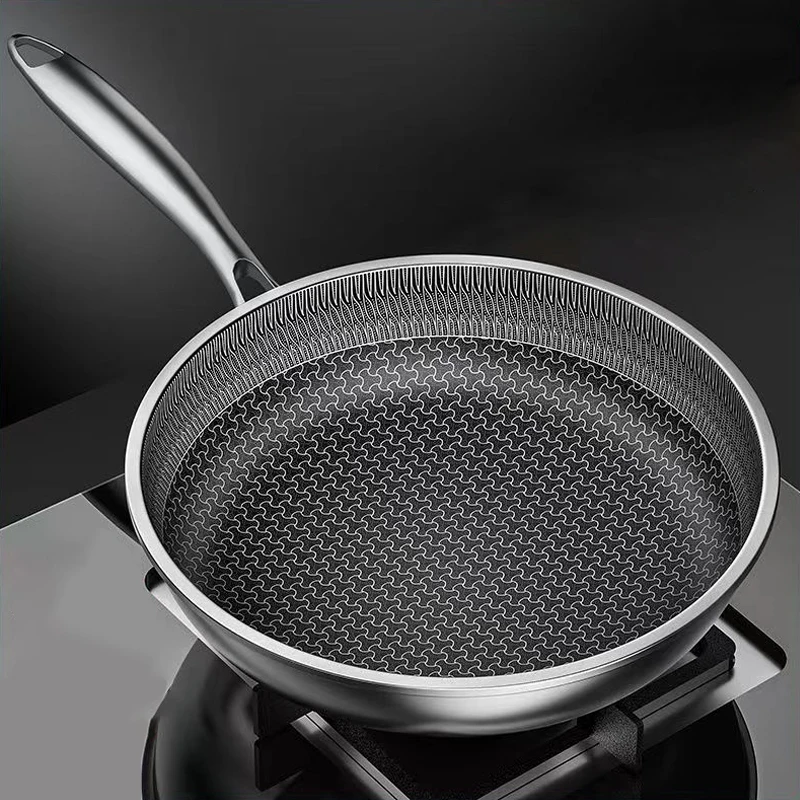 YouShanShi/优膳师不锈钢不粘锅正品家用316不锈钢煎炒锅