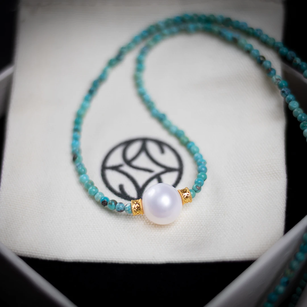 珍珠小米珠项链经典百搭时尚气质设计简约百搭时尚（多样性发货）