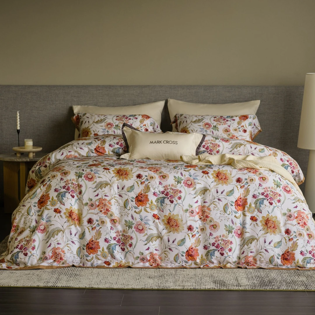 热焱磨毛【可莉安幻想】【曼格拉雪】MARKCROSS莱赛尔高级床上四件套