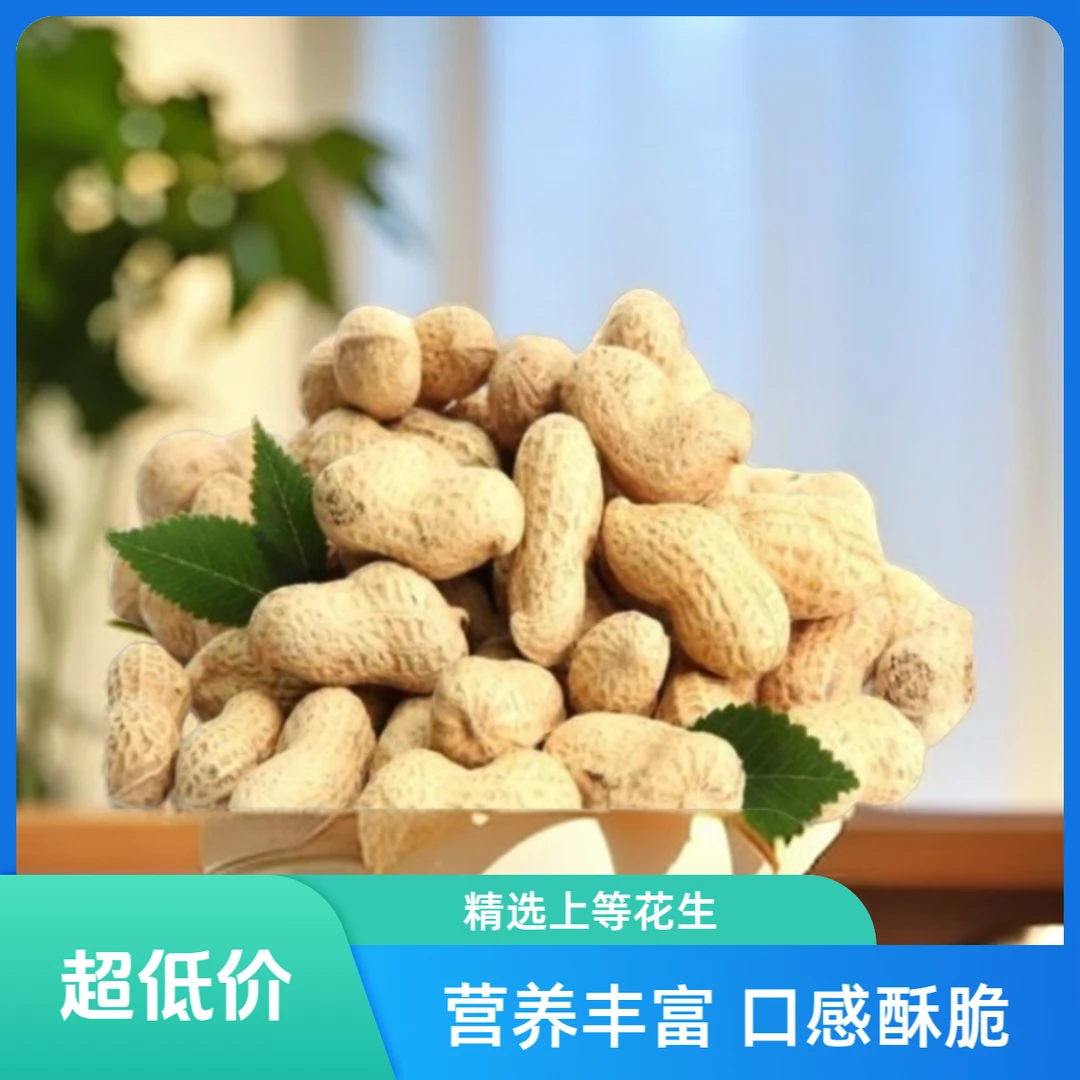 优质鲜花生现采现摘新鲜颗粒酥脆香脆品质（人工挑选3斤装）小花生