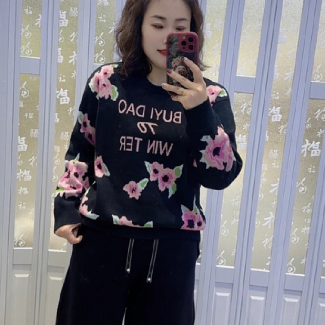 25550步依岛花毛衣