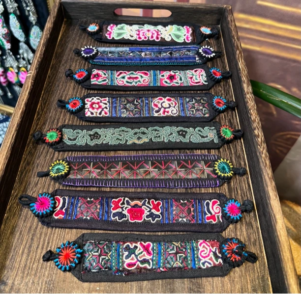 11老绣手带 民族风饰品纯手工刺绣 日常穿搭个性百搭时尚潮流