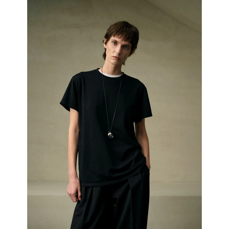 Ayuko｜ Marg*ela高奢同源 升级版神T丝羊毛棉经典百搭短袖T恤5833