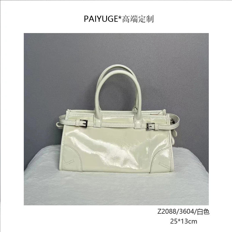 Z2088/3604/白色 高端订制手工蜡线女士单肩斜挎手提包805孤品