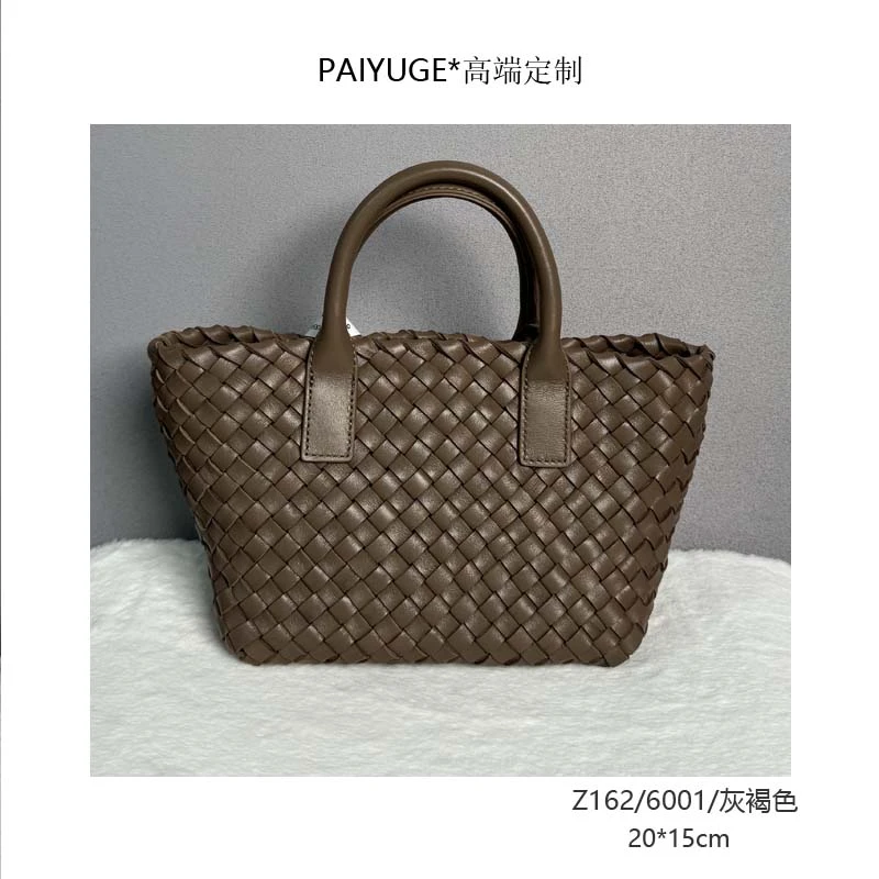 Z162/6001/灰褐色 高端订制手工蜡线时尚女士单肩斜挎手提包537