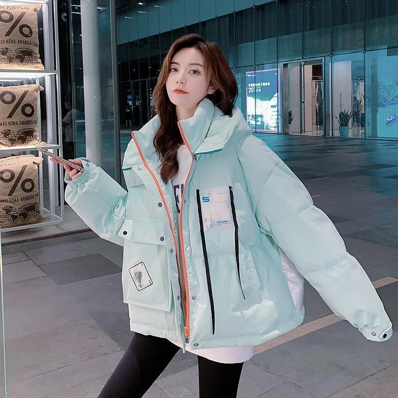 羽绒棉服女冬短款设计感棉衣宽松显瘦小众韩版棉袄加厚小个子外套