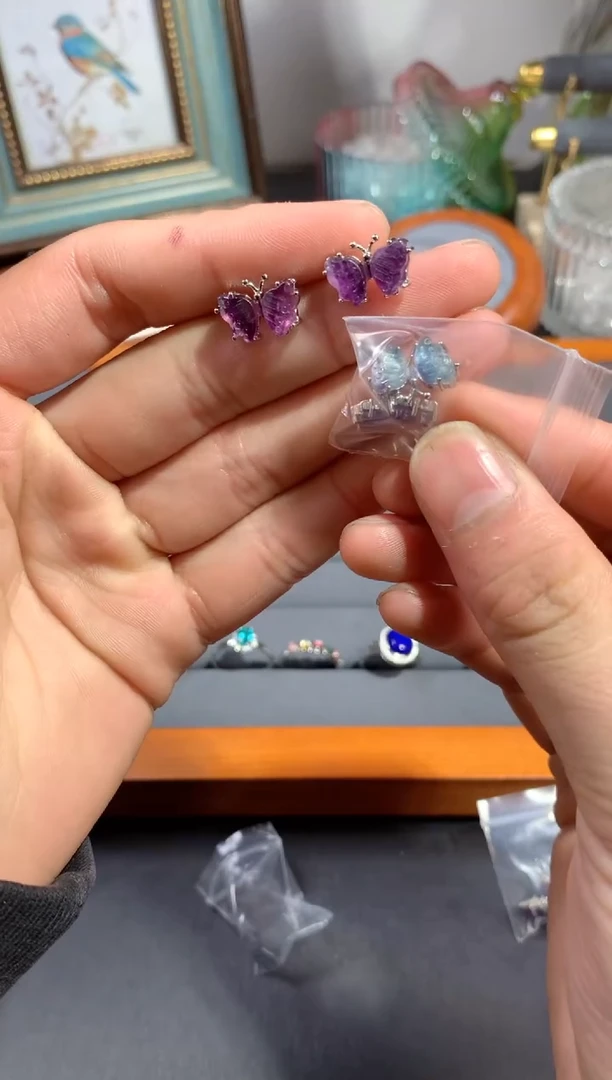 【闪购商品】水晶.银S925镶嵌A19多样性发货
