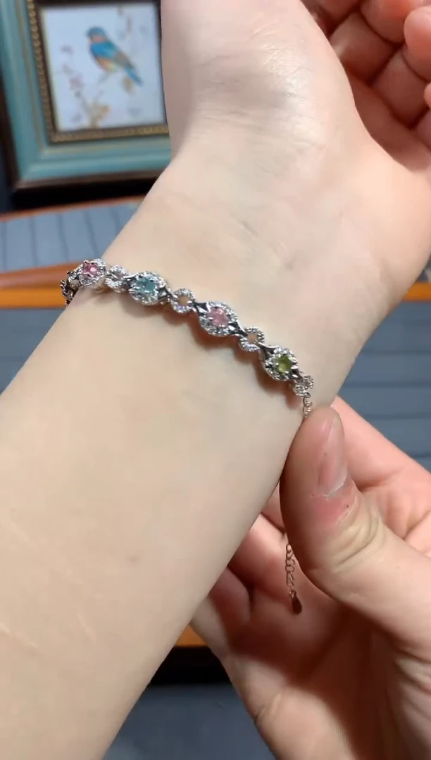 【闪购商品】碧玺.银S925镶嵌A20/多样性发货