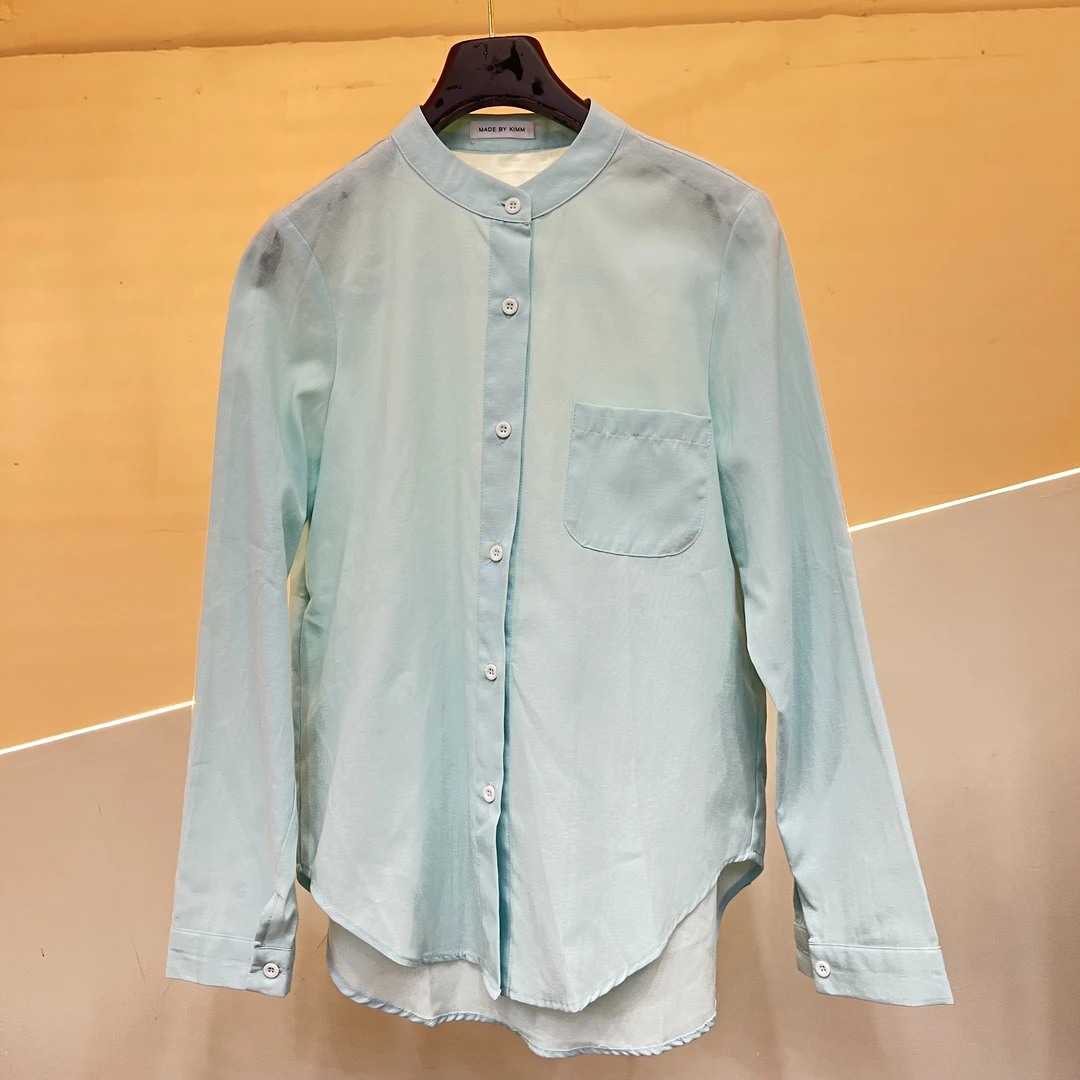 2024秋季新款时尚气质立领衬衫