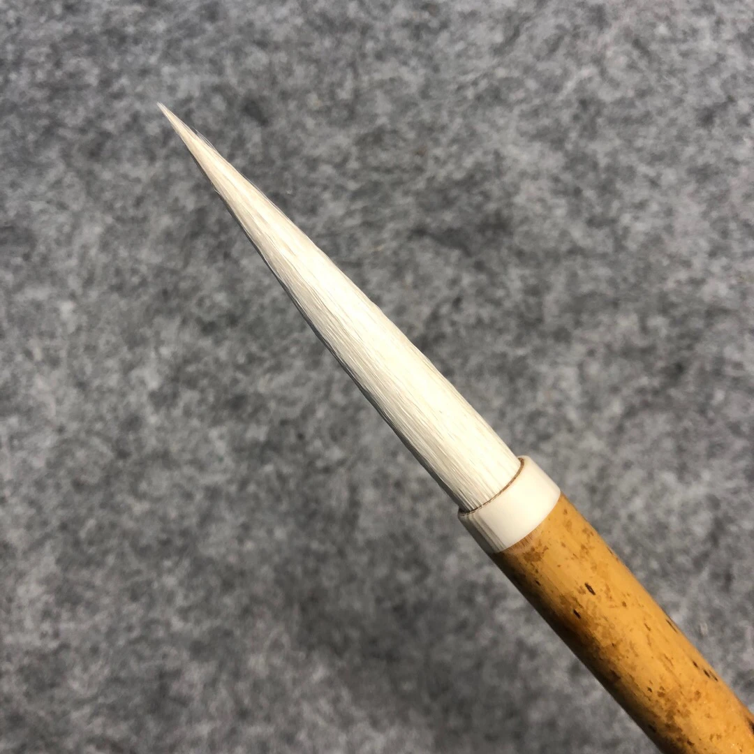 金墨宣长峰羊毛毛笔一支出峰6.5