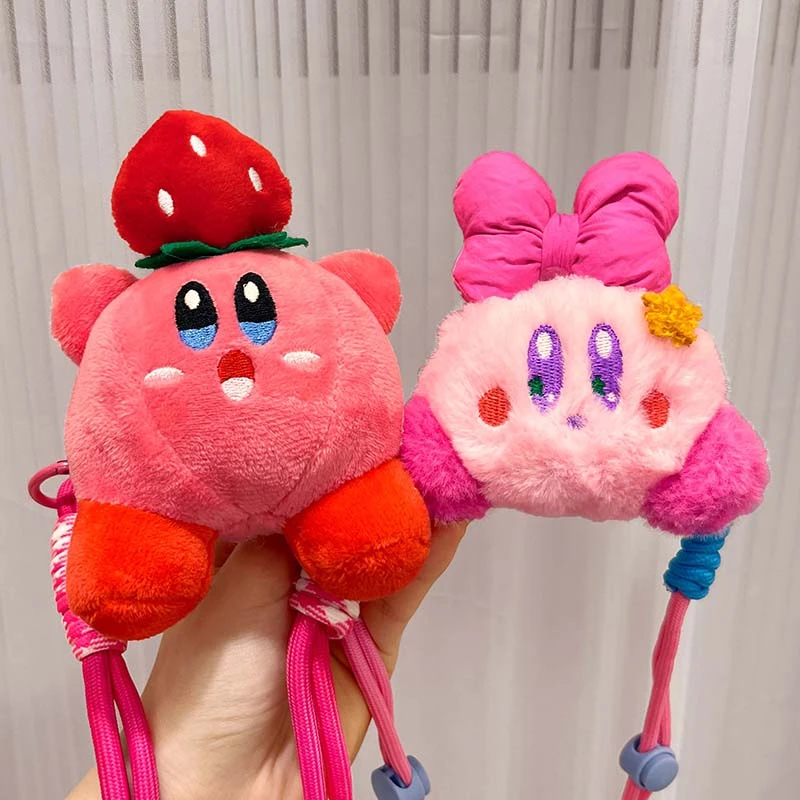 手机壳背夹挂脖斜挎可拆卸可爱卡通情侣毛绒玩偶公仔手机挂件通用