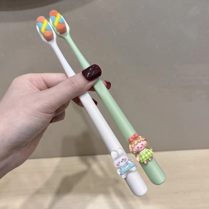软毛牙刷儿童大人卡通可爱家用原创情侣超细万跟毛成人护龈洁齿