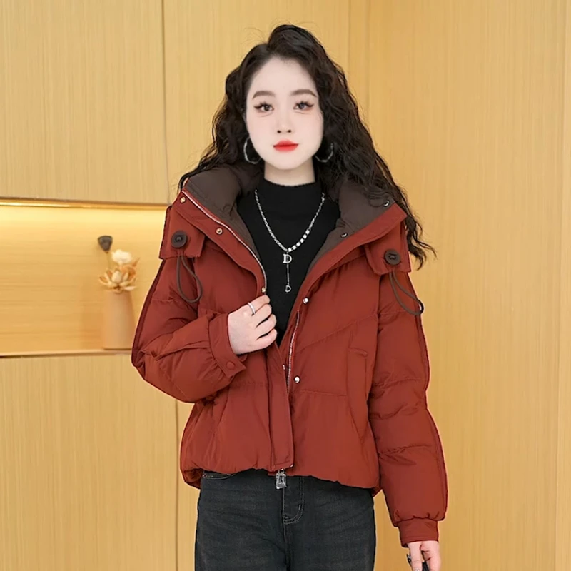 【羽绒服】冬季白鸭绒羽绒服百搭新款时尚气质休闲保暖外套女冬款