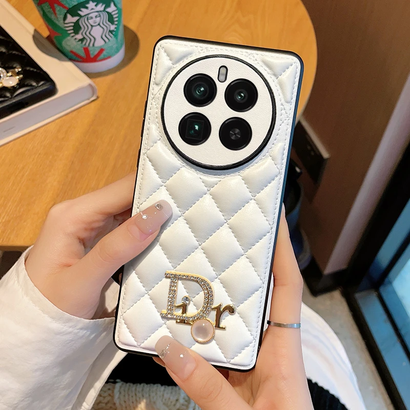 真我gt5pro手机壳潮牌realme高档gt5por秋冬新款小香风皮质外壳套