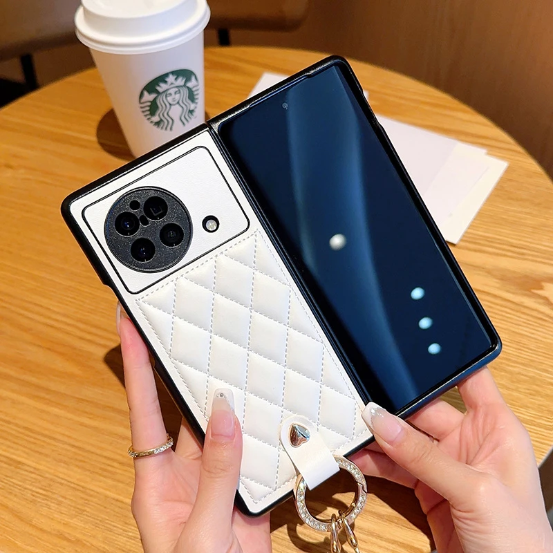 vivoxfold手机壳折叠屏XFold手提珍珠手链vivo x fold+保护壳女款