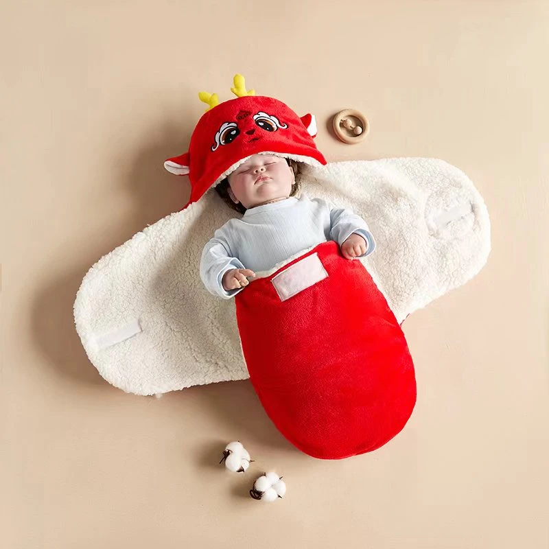 包被婴儿初生秋冬季可爱0一3月新生儿抱被睡袋宝宝用品防惊跳襁褓