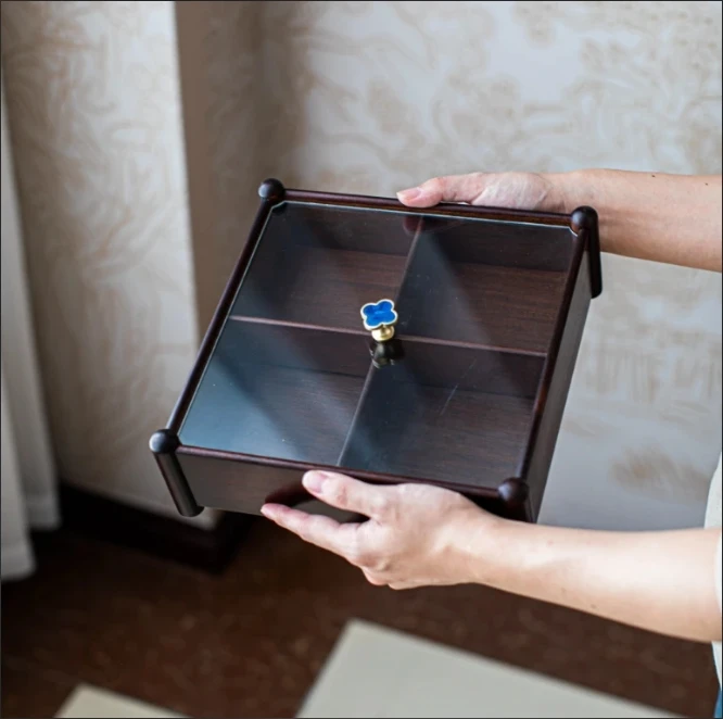 原木干果盒食物收纳盒