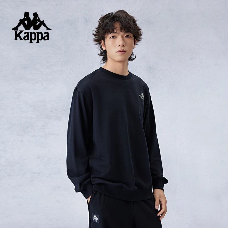 Kappa背靠背男士长袖运动户外休闲2024新款圆领卫衣K0EY2WT30D