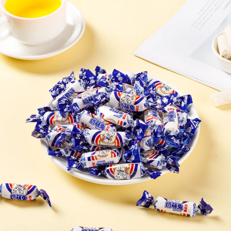【到手100颗】香醇牛奶糖软糖奶萌兔儿童糖果喜糖休闲零食年货