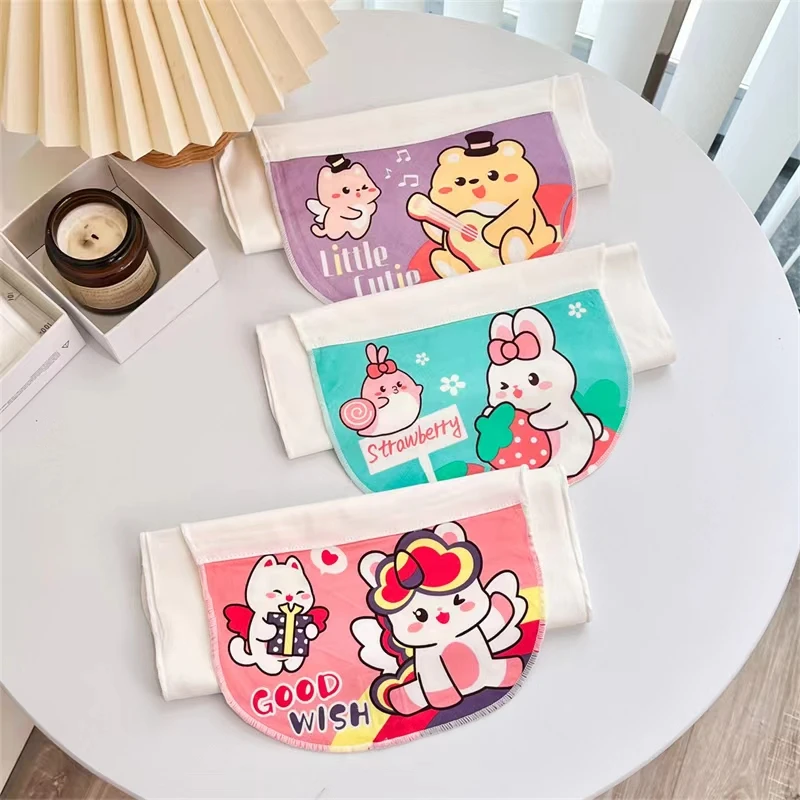 婴童隔汗巾 纱棉复合隔汗巾发3个